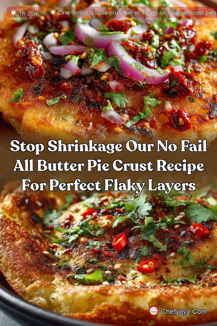 Stop Shrinkage Our No Fail All Butter Pie Crust Recipe for Perfect Flaky Layers