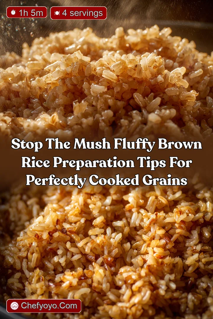 Stop the Mush Fluffy Brown Rice Preparation Tips for Perfectly Cooked Grains