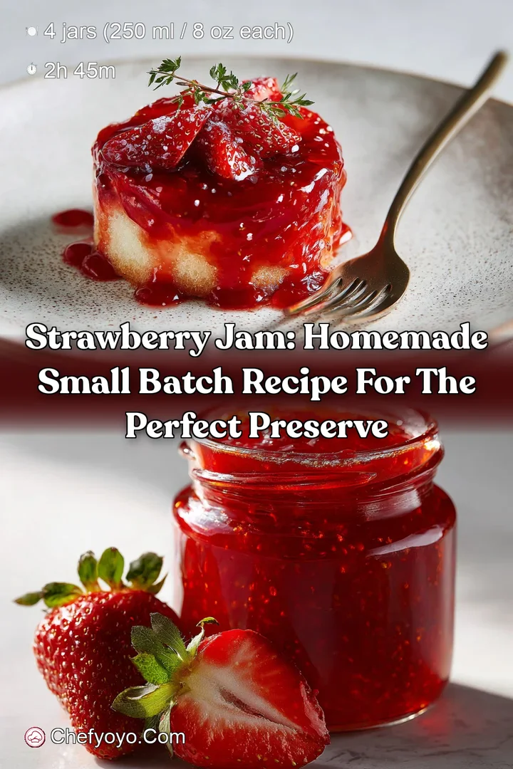 Strawberry Jam: Homemade Small Batch Recipe for the Perfect Preserve