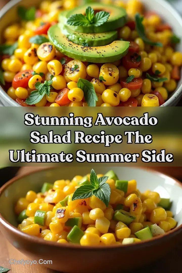 Stunning Avocado Salad Recipe The Ultimate Summer Side