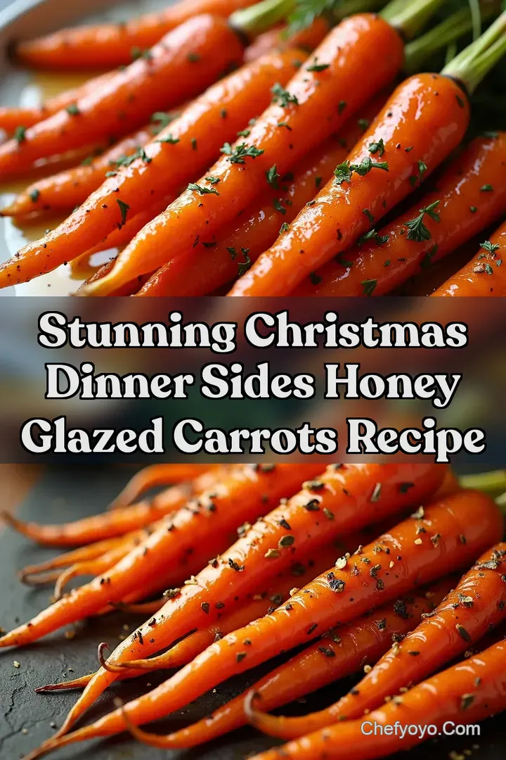 Stunning Christmas Dinner Sides Honey Glazed Carrots Recipe