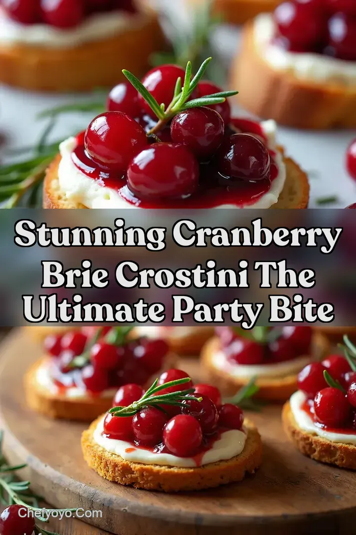 Stunning Cranberry Brie Crostini The Ultimate Party Bite