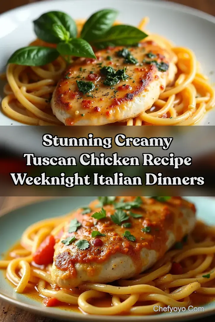 Stunning Creamy Tuscan Chicken Recipe Weeknight Italian Dinners