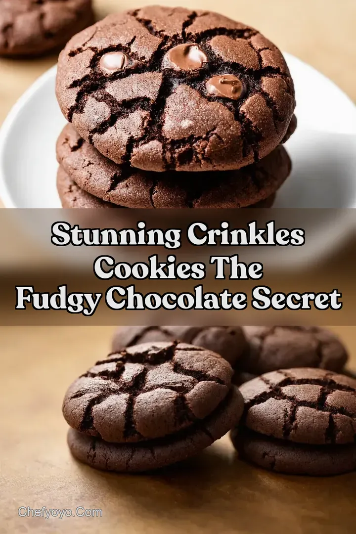 Stunning Crinkles Cookies The Fudgy Chocolate Secret