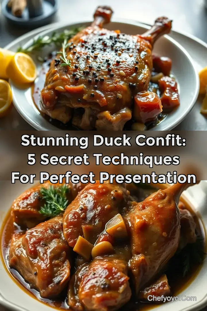 Stunning Duck Confit: 5 Secret Techniques for Perfect Presentation
