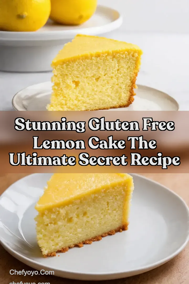 Stunning Gluten Free Lemon Cake The Ultimate Secret Recipe