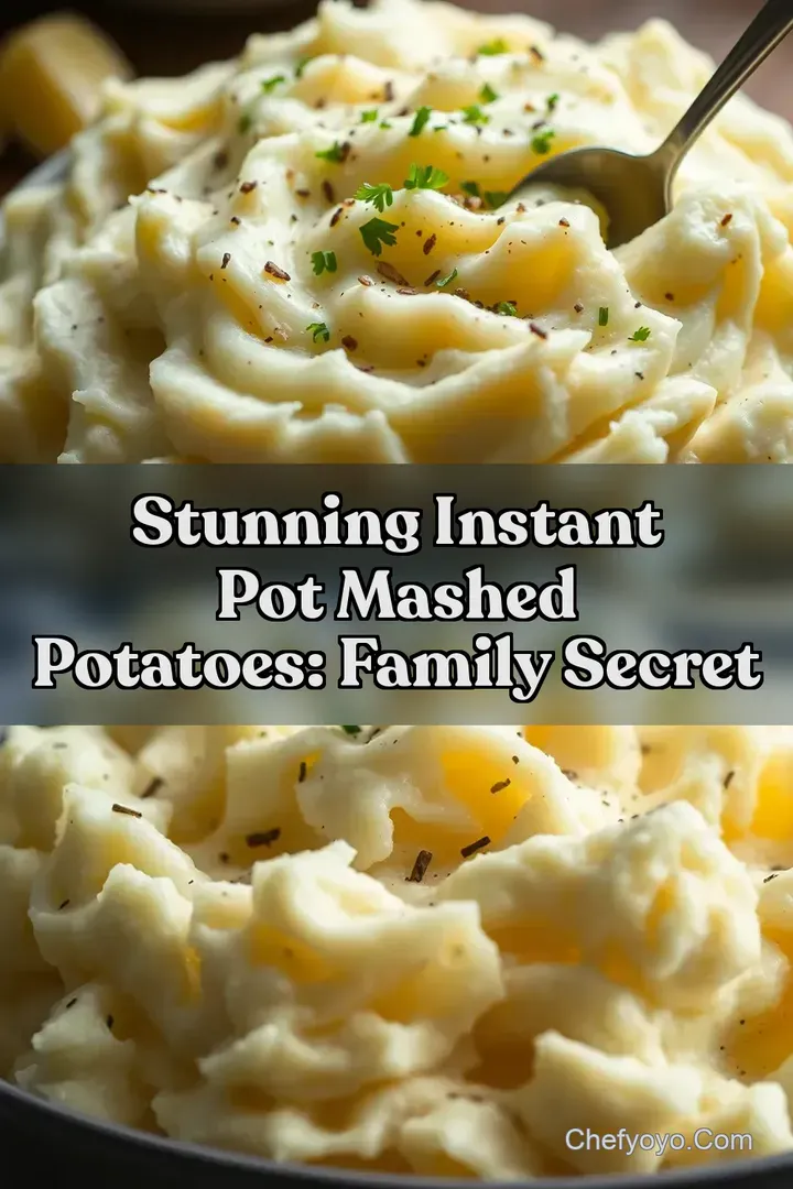 Stunning Instant Pot Mashed Potatoes: Family Secret