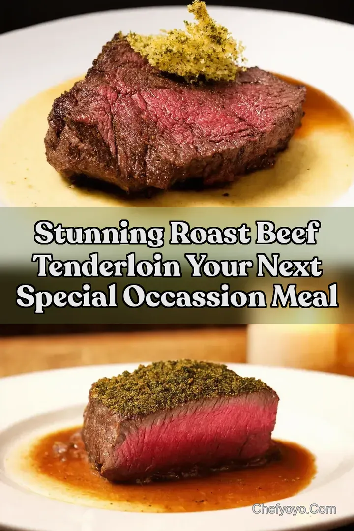 Stunning Roast Beef Tenderloin Your Next Special Occassion Meal