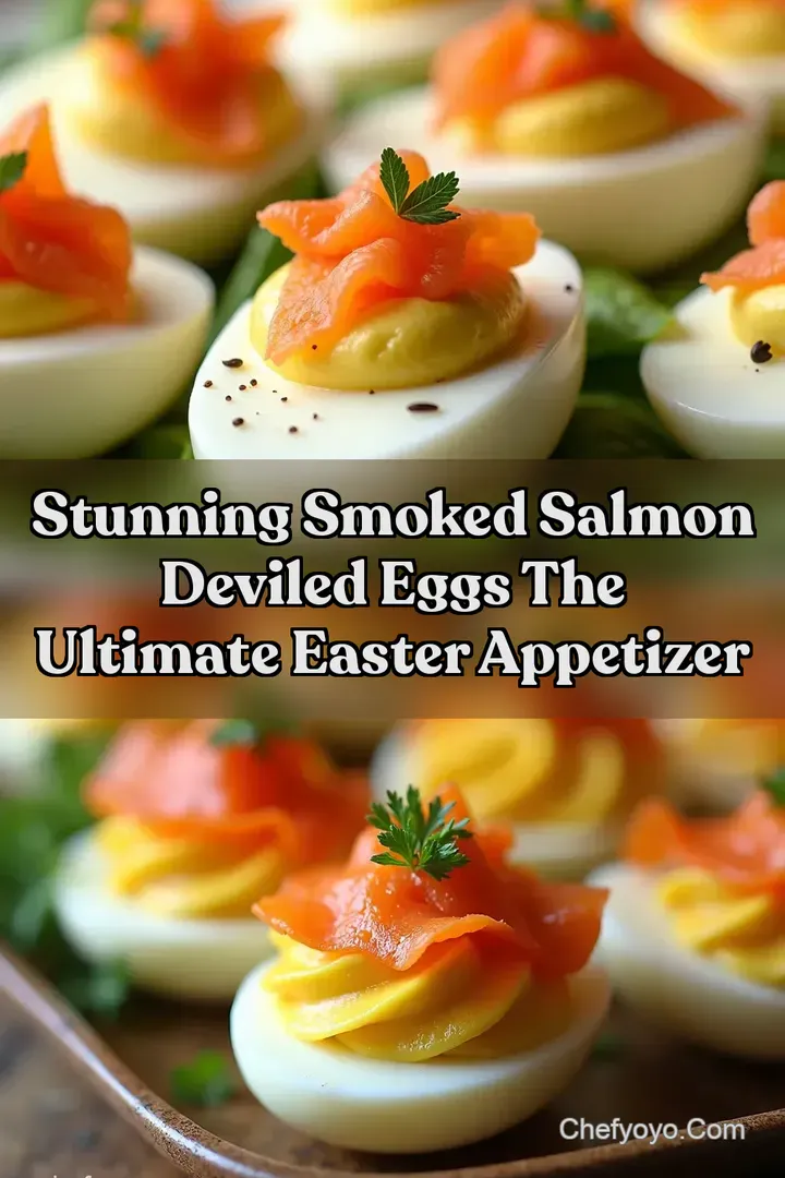 Stunning Smoked Salmon Deviled Eggs The Ultimate Easter Appetizer