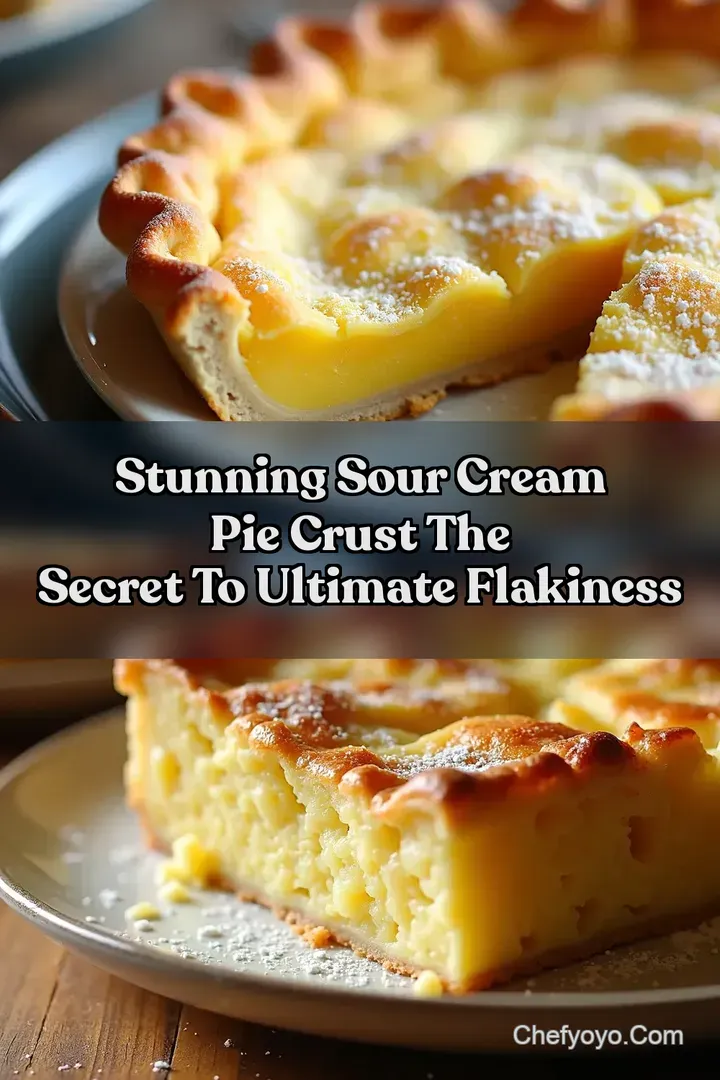 Stunning Sour Cream Pie Crust The Secret To Ultimate Flakiness