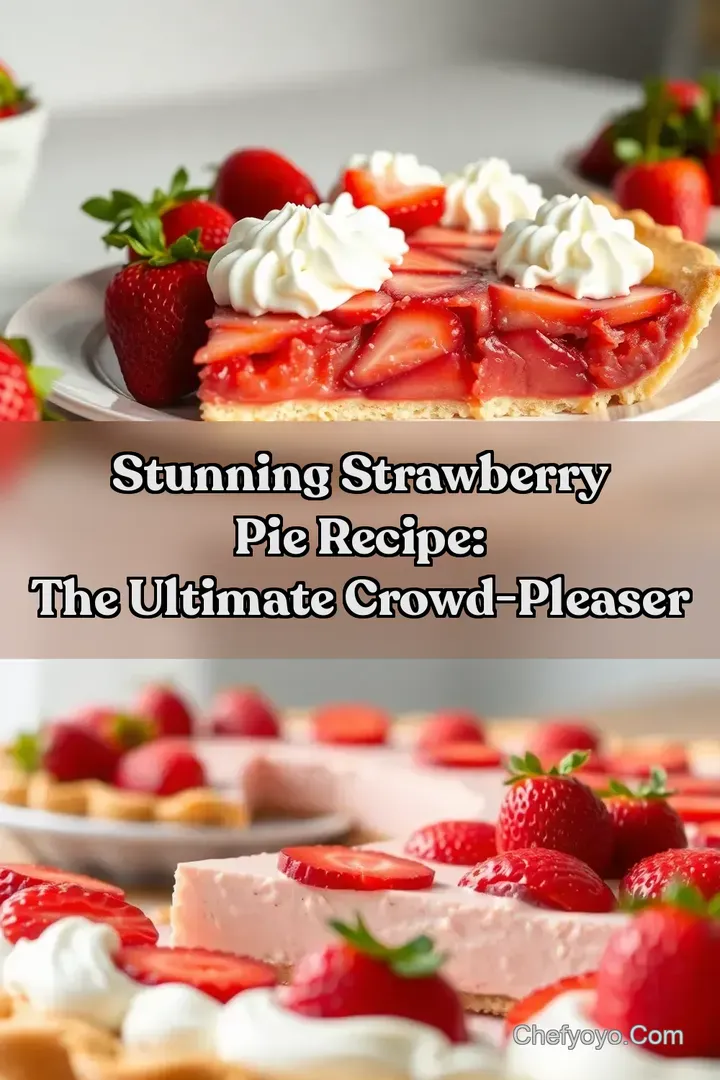 Stunning Strawberry Pie Recipe: The Ultimate Crowd-Pleaser