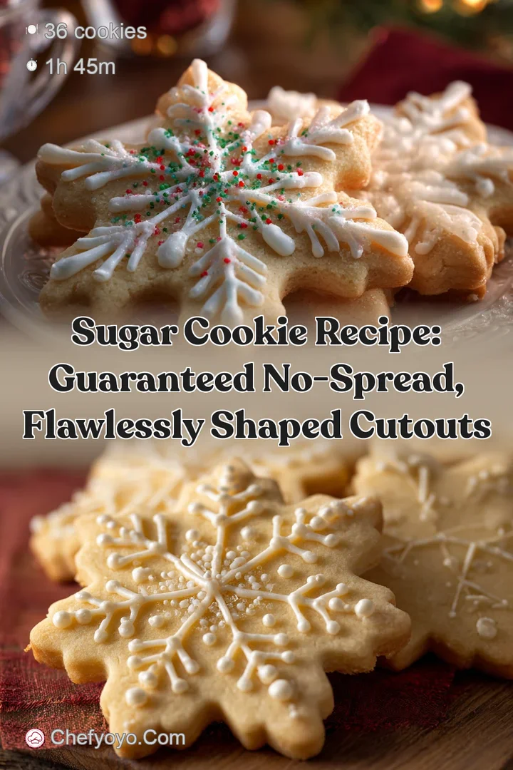 Sugar Cookie Recipe: Guaranteed No-Spread Flawlessly Shaped Cutouts