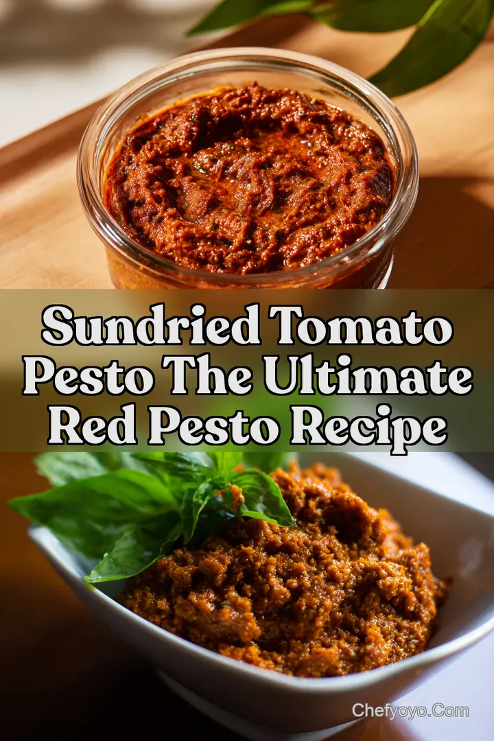 SunDried Tomato Pesto The Ultimate Red Pesto Recipe