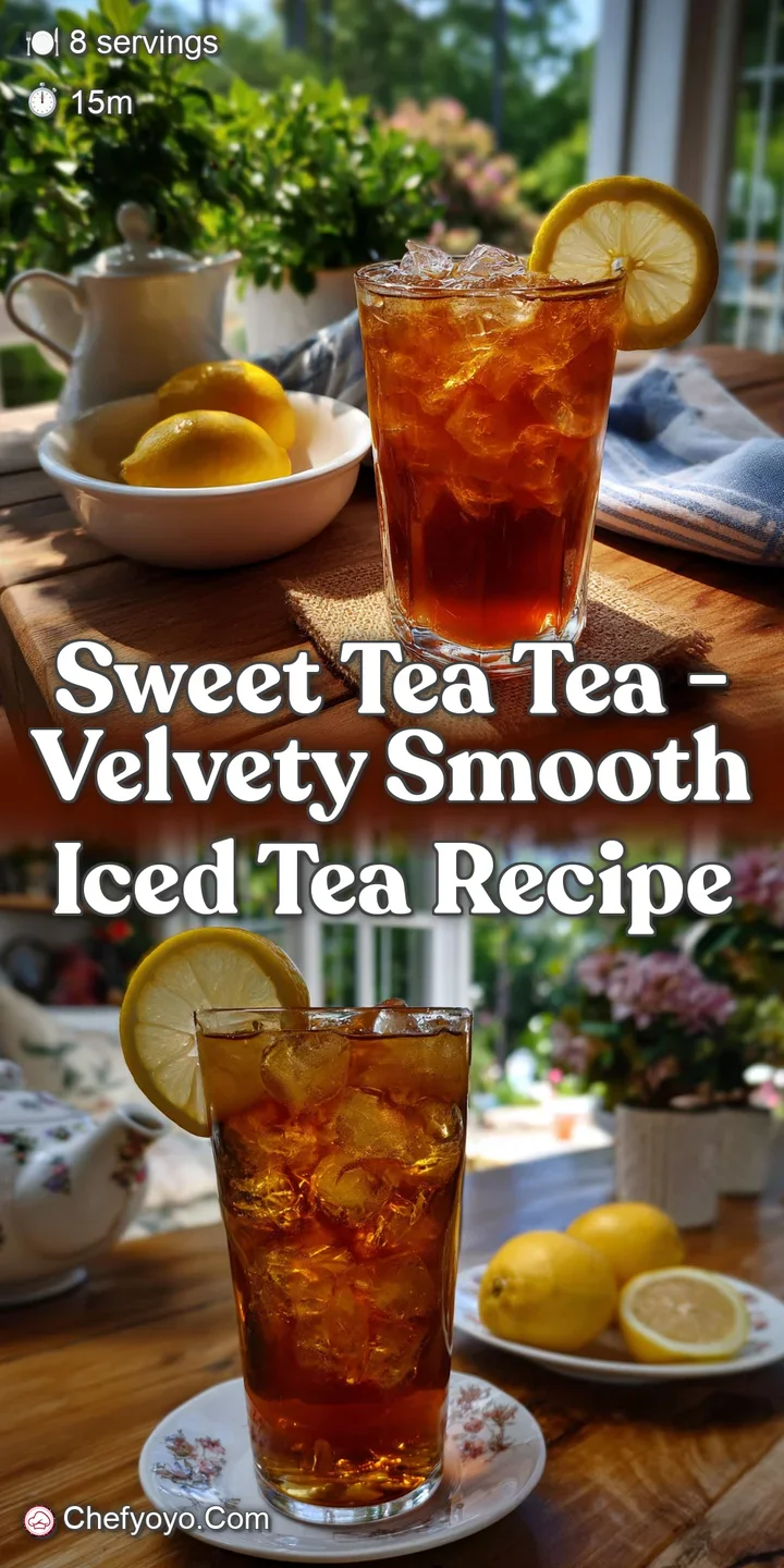 sweet tea tea - Velvety Smooth Iced Tea Recipe
