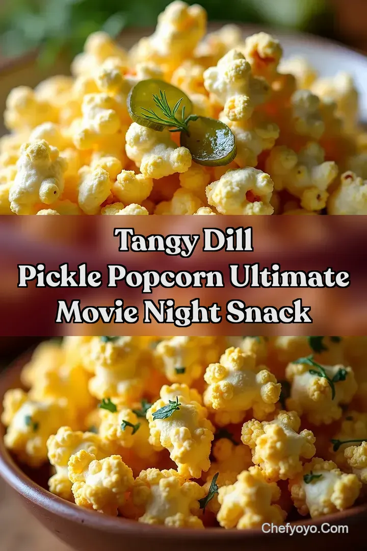 Tangy Dill Pickle Popcorn Ultimate Movie Night Snack
