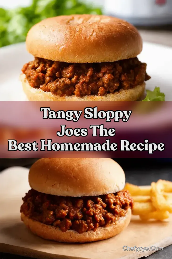 Tangy Sloppy Joes The BEST Homemade Recipe : PIN FOR LATER Tangy Sloppy Joes The BEST Homemade Recipe