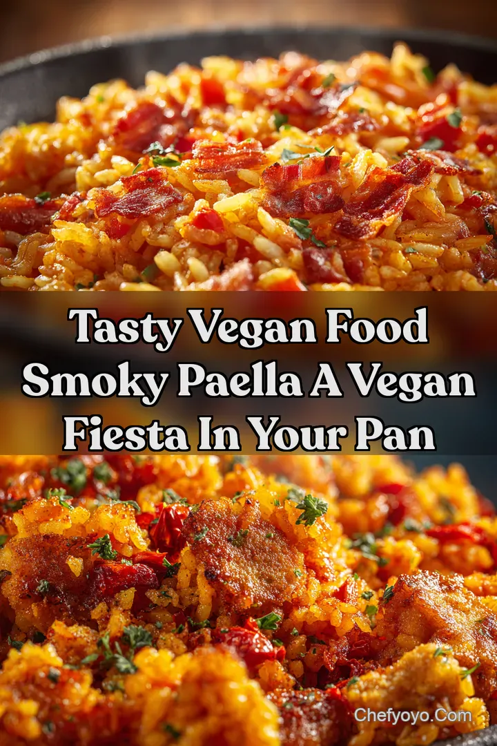 Tasty Vegan Food Smoky Paella A Vegan Fiesta in Your Pan