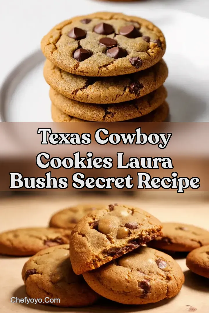 Texas Cowboy Cookies Laura Bushs Secret Recipe