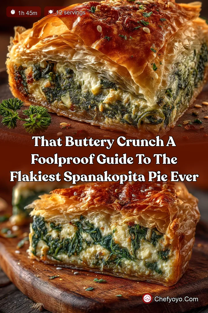 That Buttery Crunch A Foolproof Guide to the Flakiest Spanakopita Pie Ever