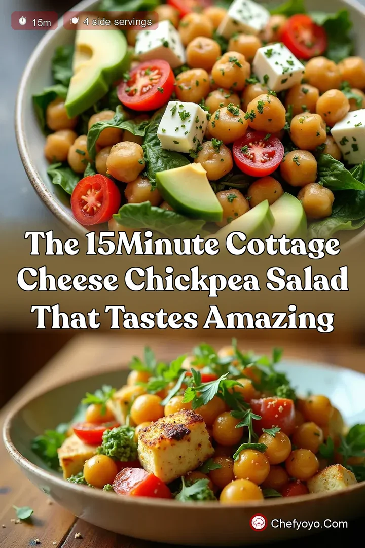 The 15Minute Cottage Cheese Chickpea Salad That Tastes Amazing