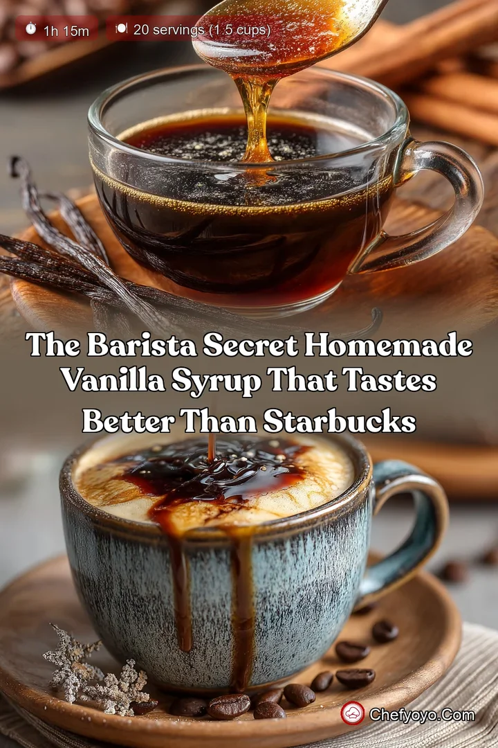The Barista Secret Homemade Vanilla Syrup That Tastes Better Than Starbucks