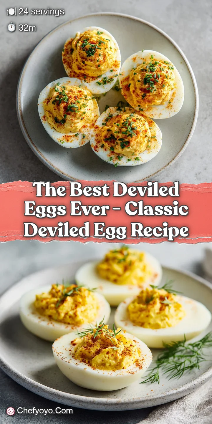 Close-up of a creamy deviled egg with a dusting of paprika, highlighting its smooth, rich texture.