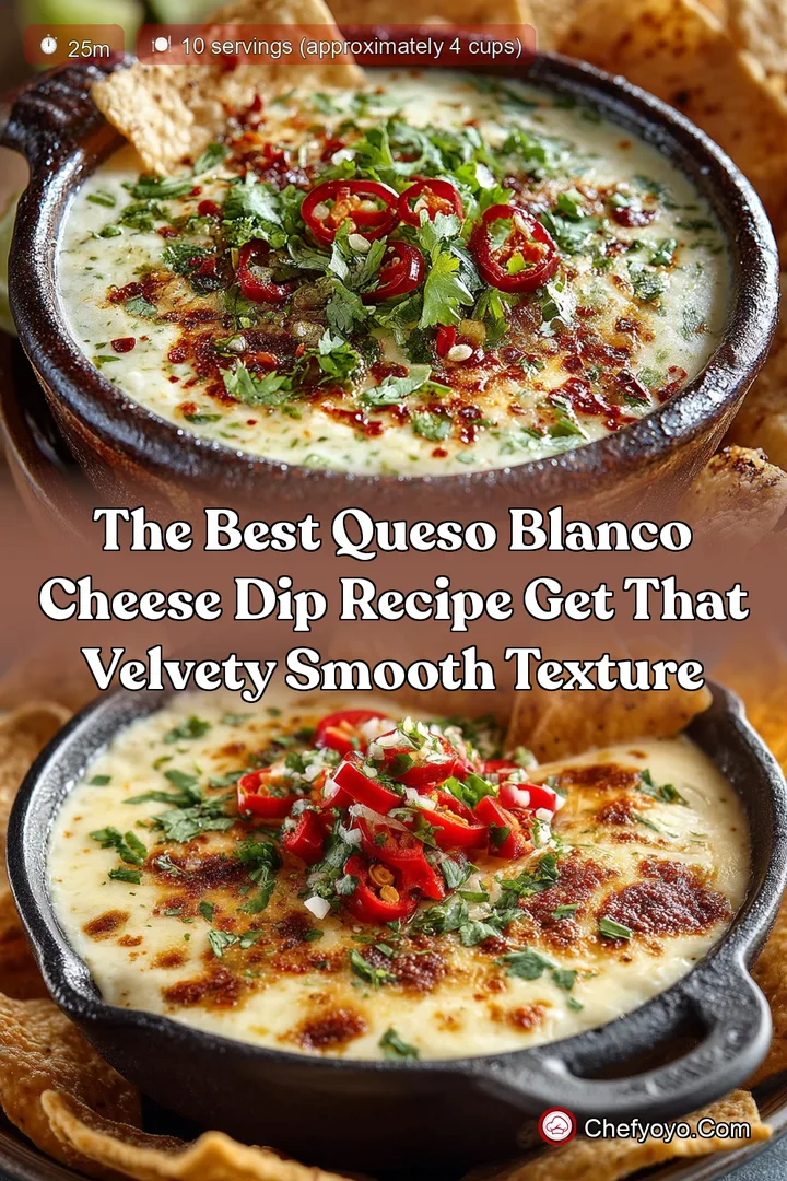 The Best Queso Blanco Cheese Dip Recipe Get That Velvety Smooth Texture