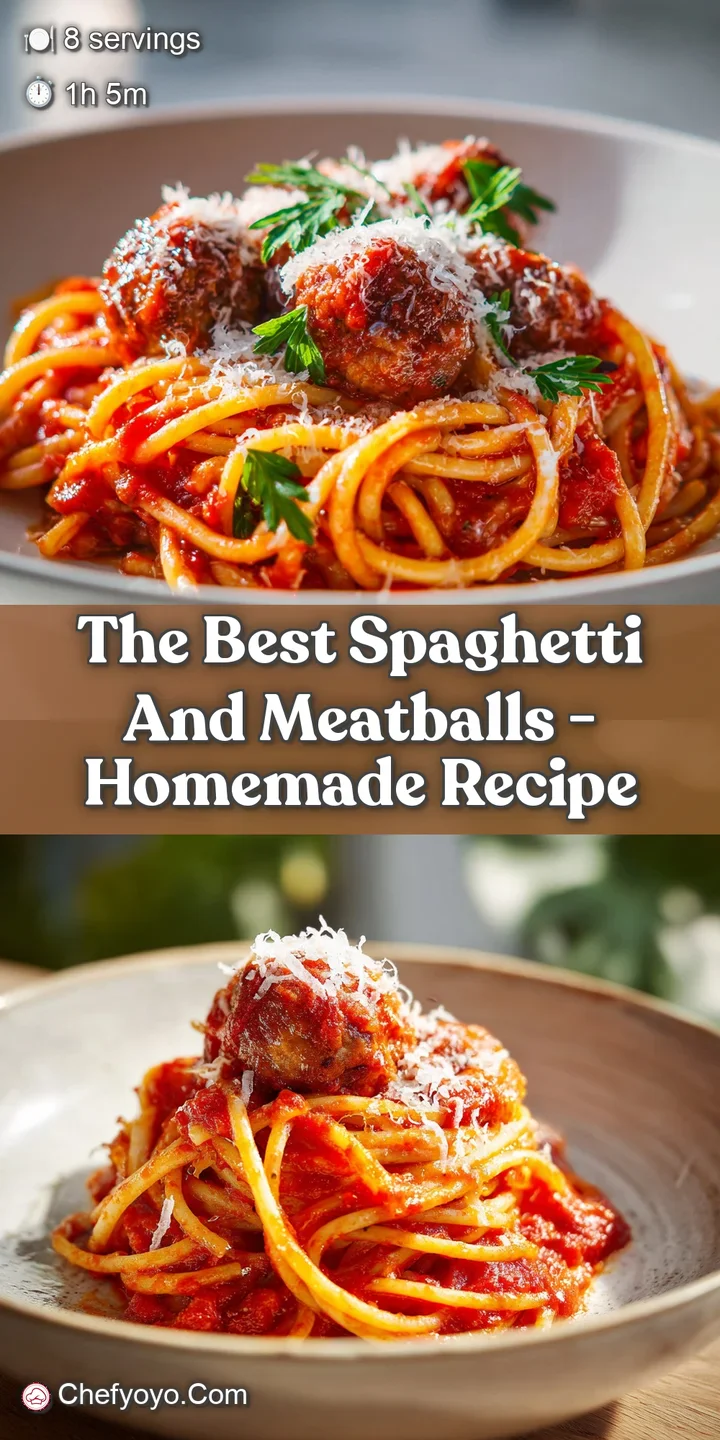 Close-up of bubbling red sauce over al dente noodles and a seared brown meatball topped with melted white parmesan.