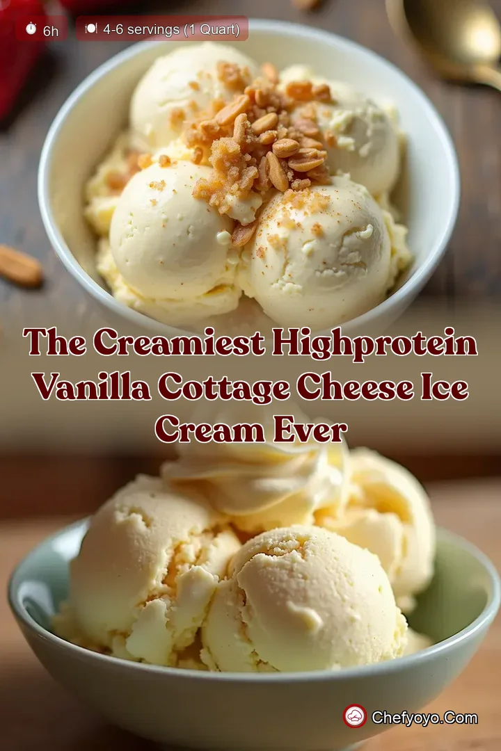 The Creamiest HighProtein Vanilla Cottage Cheese Ice Cream Ever