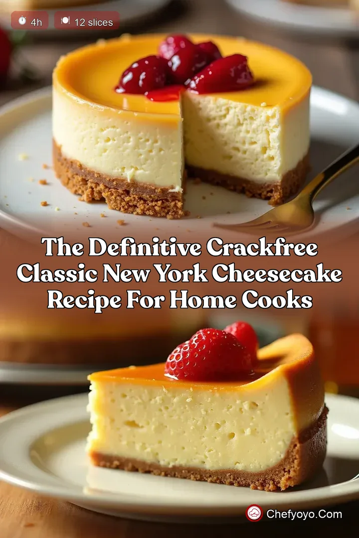 The Definitive CrackFree Classic New York Cheesecake Recipe for Home Cooks