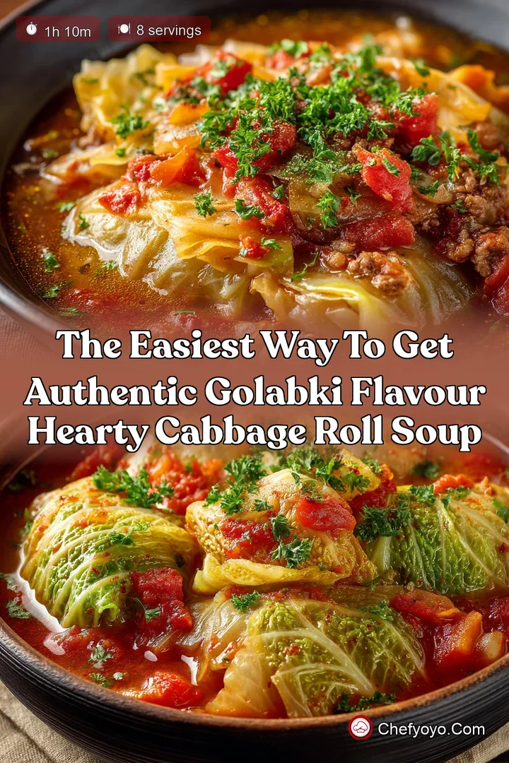 The Easiest Way to Get Authentic Golabki Flavour Hearty Cabbage Roll Soup