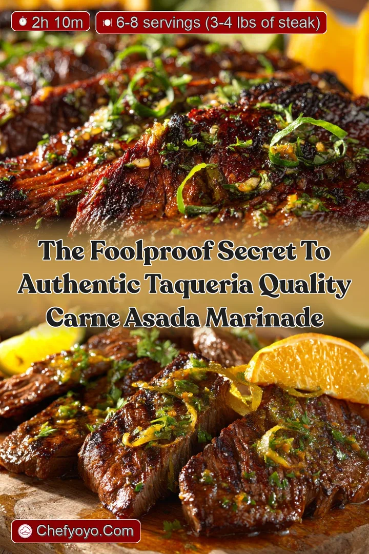 The Foolproof Secret to Authentic Taqueria Quality Carne Asada Marinade