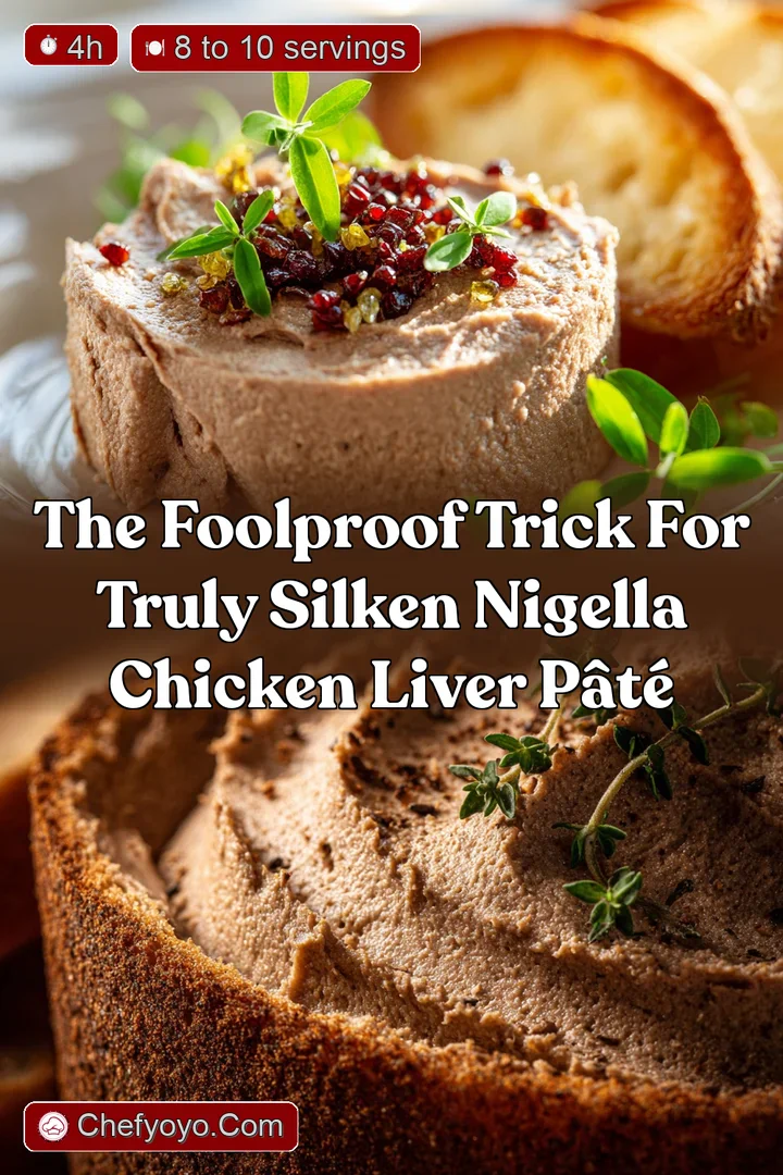 The Foolproof Trick for Truly Silken Nigella Chicken Liver P&acirc;t&eacute;