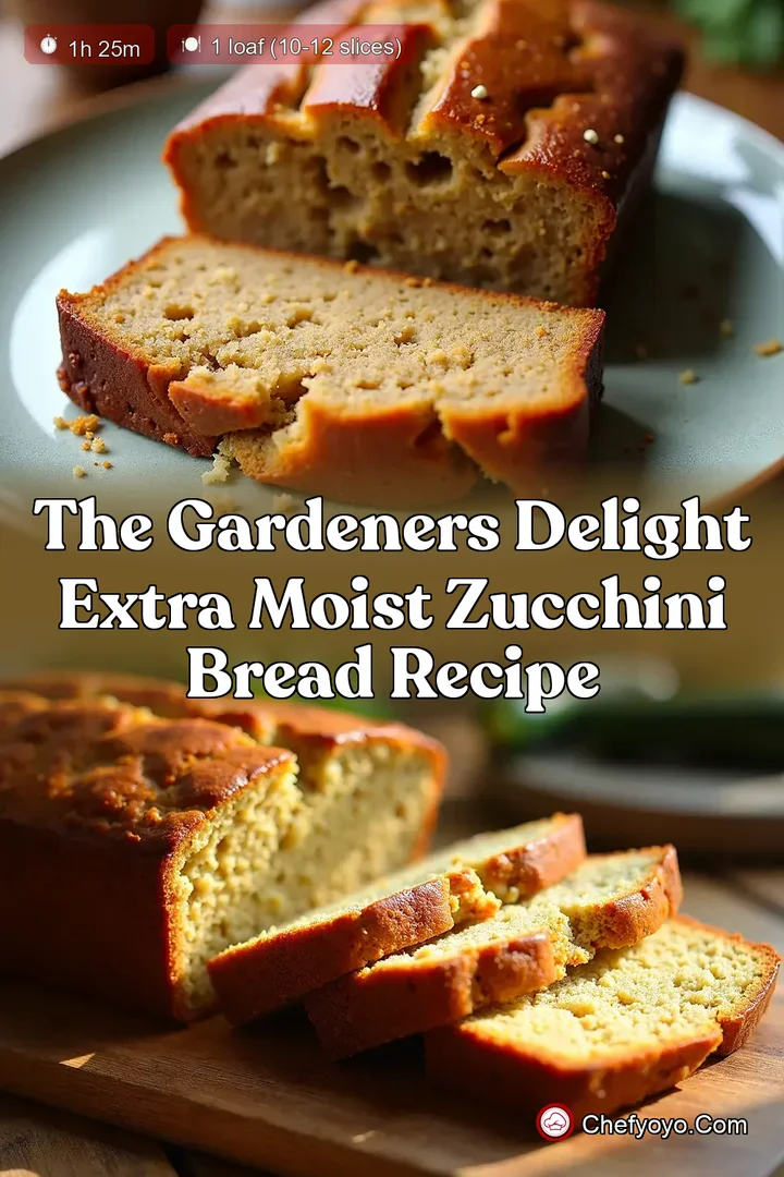The Gardeners Delight Extra Moist Zucchini Bread Recipe