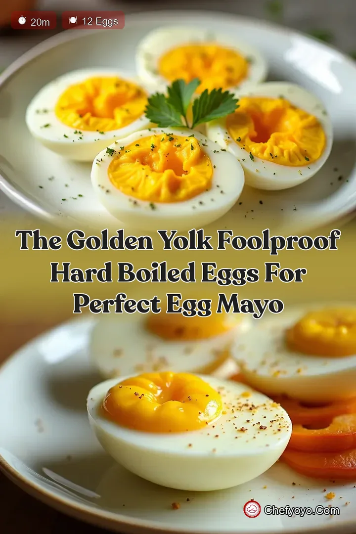 The Golden Yolk Foolproof Hard Boiled Eggs For Perfect Egg Mayo