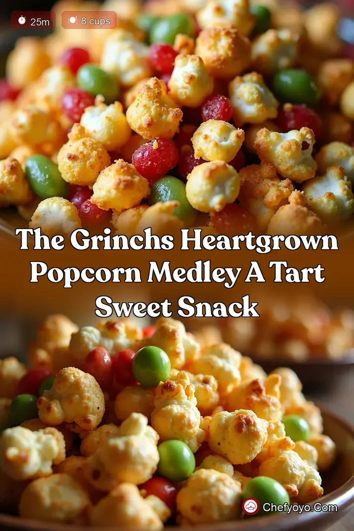 The Grinchs HeartGrown Popcorn Medley A Tart Sweet Snack