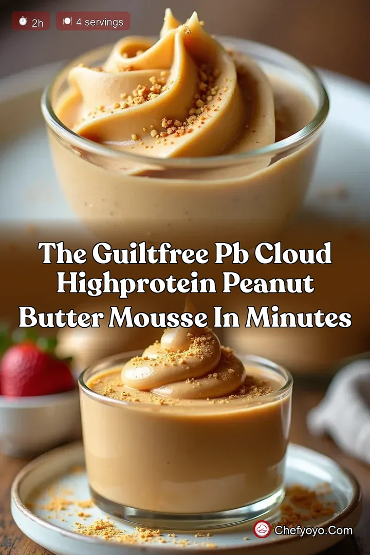 The GuiltFree PB Cloud HighProtein Peanut Butter Mousse in Minutes