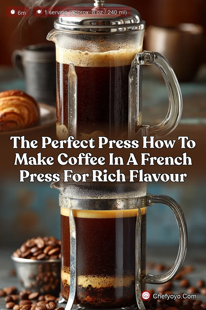 The Perfect Press How to Make Coffee in a French Press for Rich Flavour