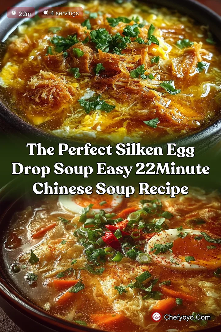 The Perfect Silken Egg Drop Soup Easy 22Minute Chinese Soup Recipe