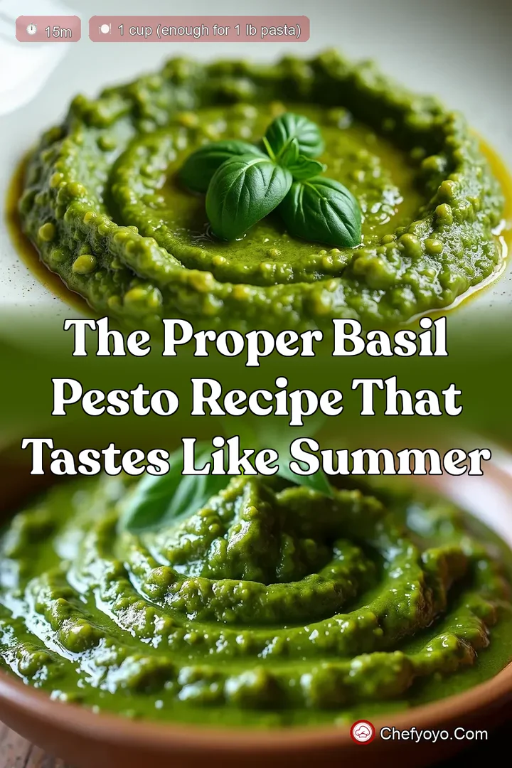 The Proper Basil Pesto Recipe That Tastes Like Summer