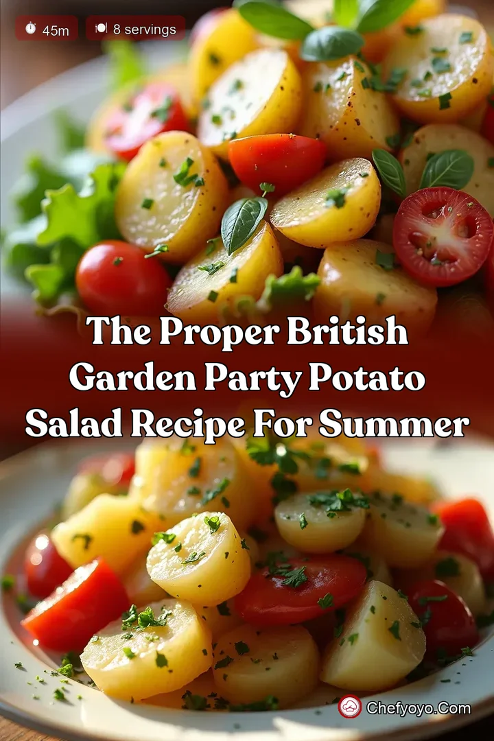 The Proper British Garden Party Potato Salad Recipe for Summer