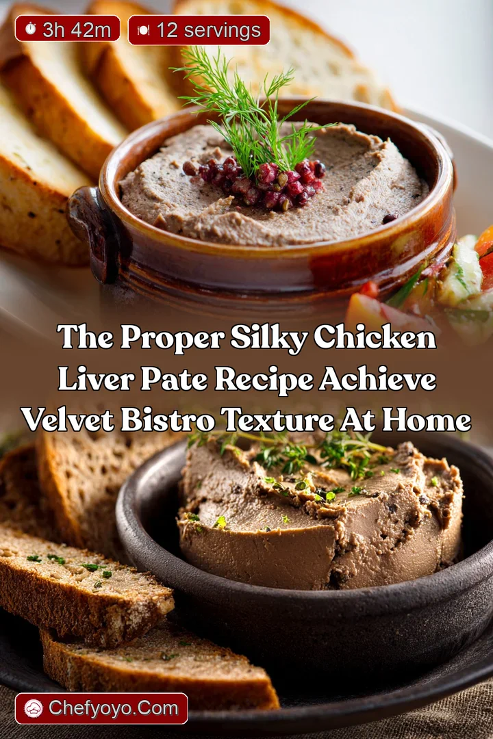 The Proper Silky Chicken Liver Pate Recipe Achieve Velvet Bistro Texture at Home