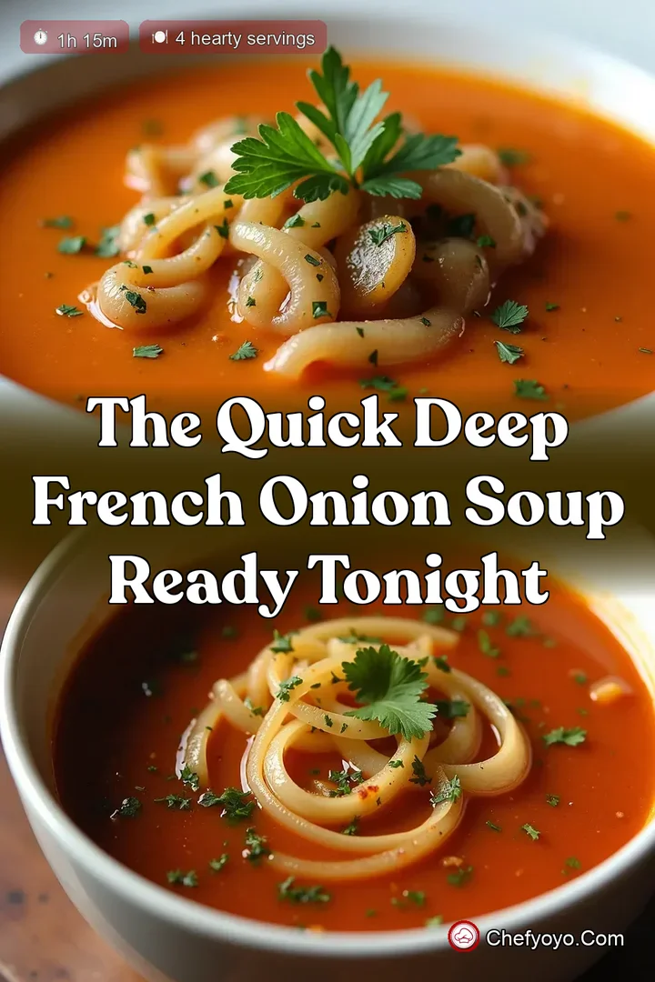 The Quick Deep French Onion Soup Ready Tonight
