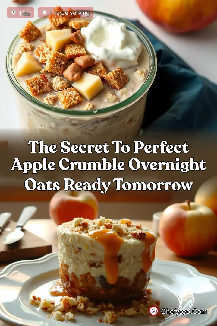 The Secret to Perfect Apple Crumble Overnight Oats Ready Tomorrow
