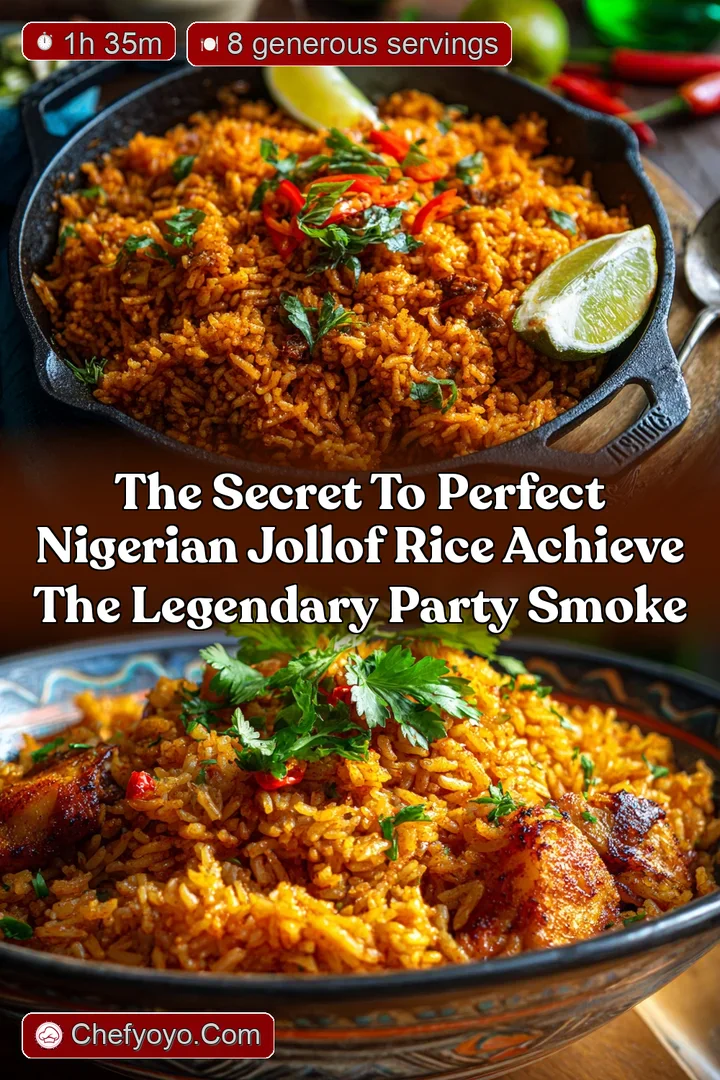 The Secret to Perfect Nigerian Jollof Rice Achieve the Legendary Party Smoke