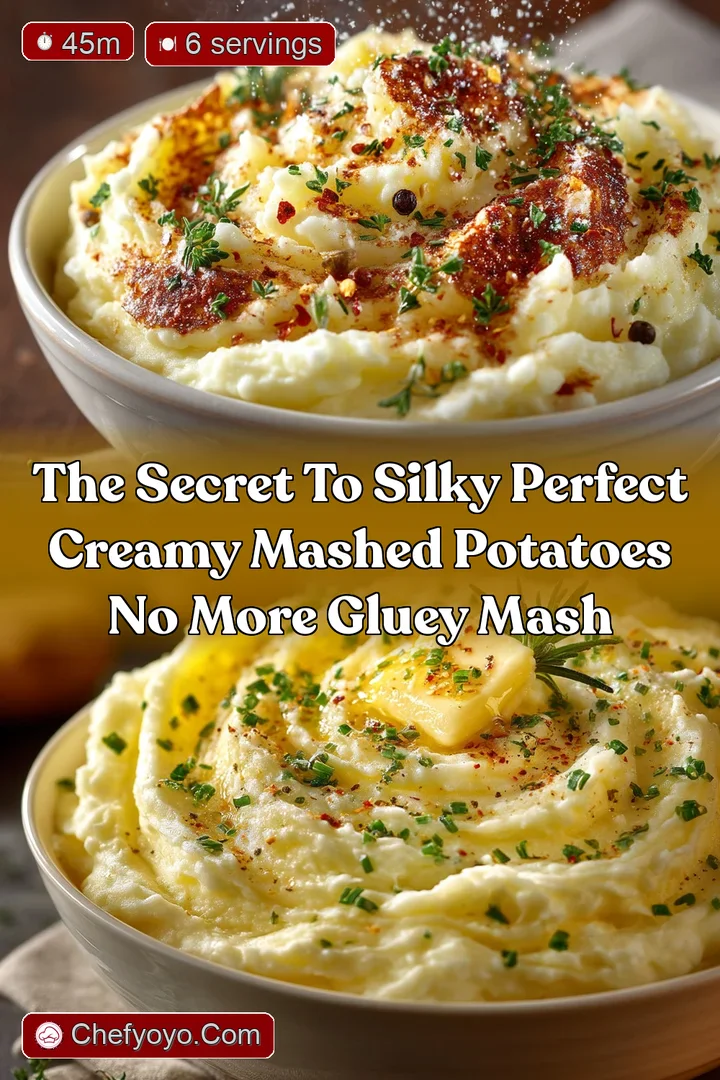 The Secret to Silky Perfect Creamy Mashed Potatoes No More Gluey Mash