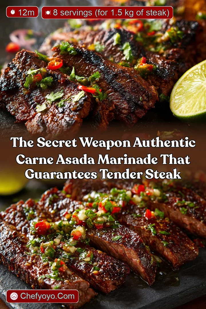 The Secret Weapon Authentic Carne Asada Marinade That Guarantees Tender Steak