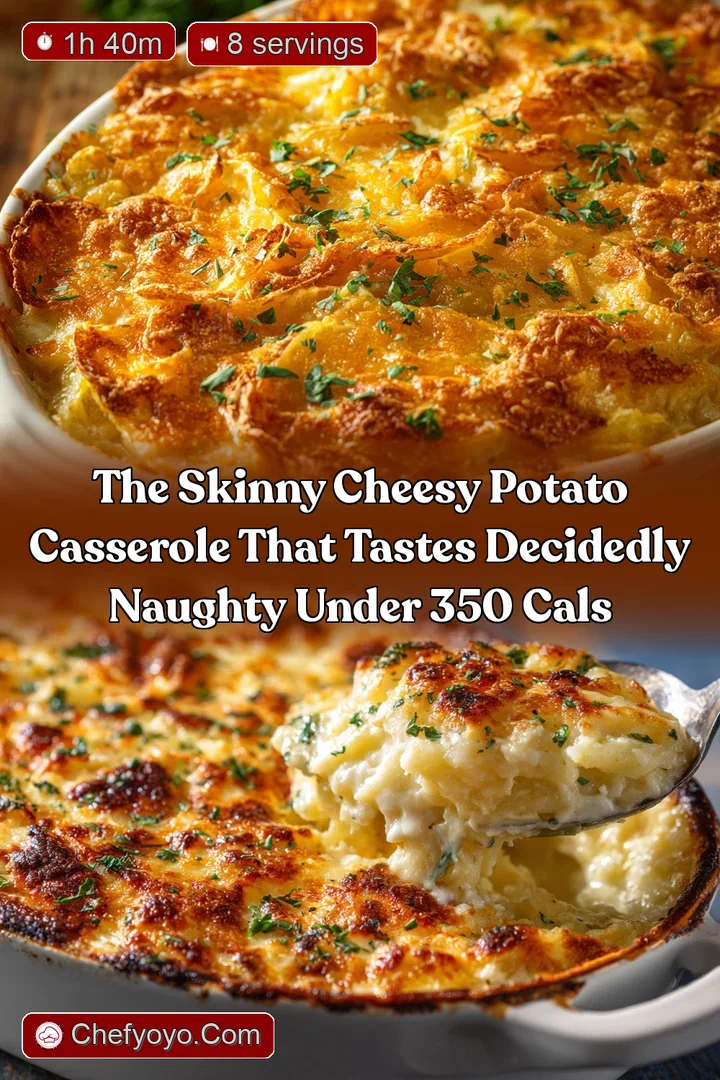 The Skinny Cheesy Potato Casserole That Tastes Decidedly Naughty Under 350 Cals