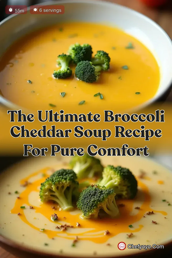 The Ultimate Broccoli Cheddar Soup Recipe for Pure Comfort