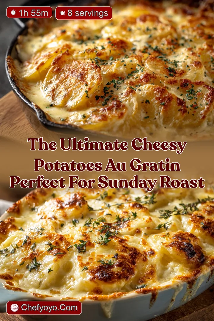The Ultimate Cheesy Potatoes Au Gratin Perfect for Sunday Roast